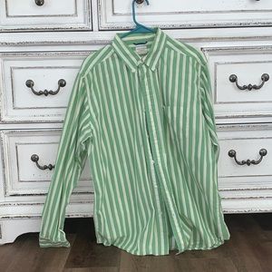 American Eagle men’s striped button up shirt